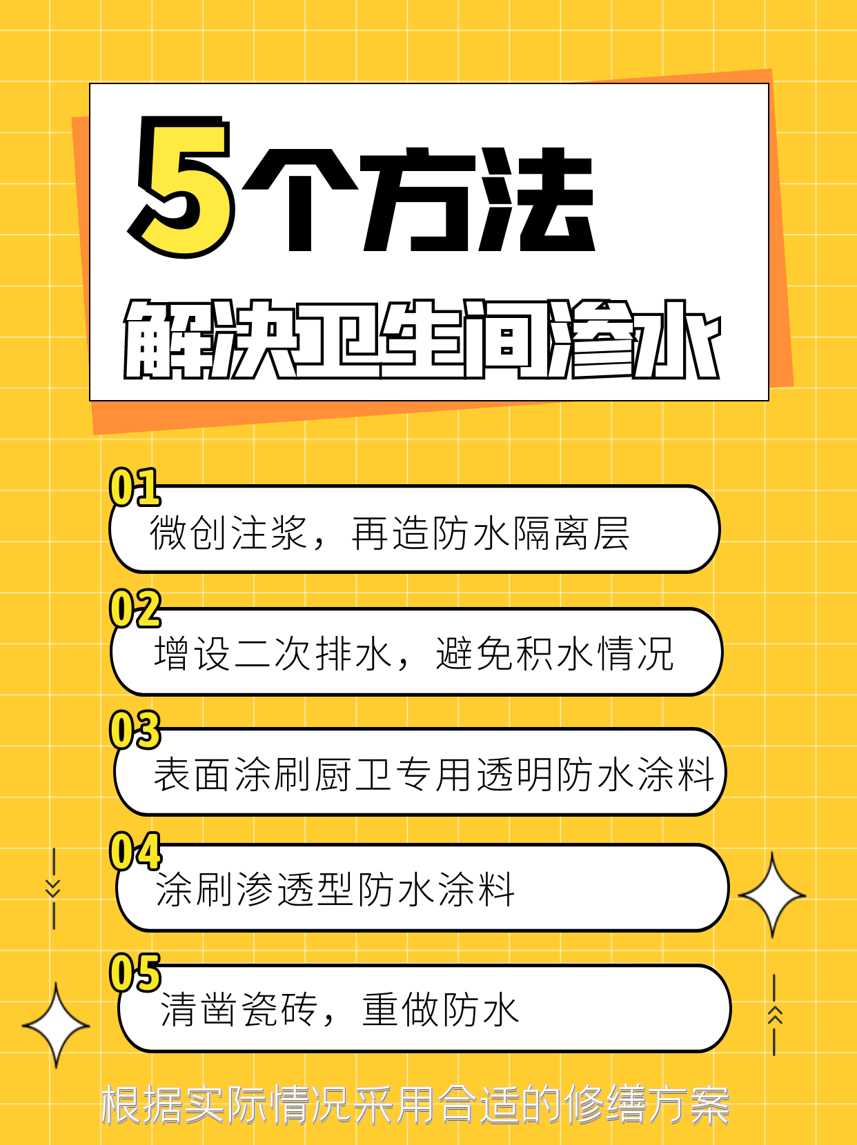 衛(wèi)生間漏水的解決方案有哪些？